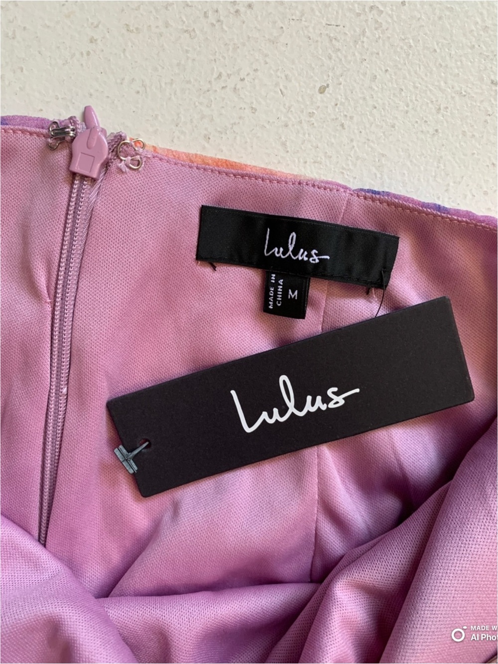 Lulu's Pink Purple Floral Midi Dress - Picture 9 of 16